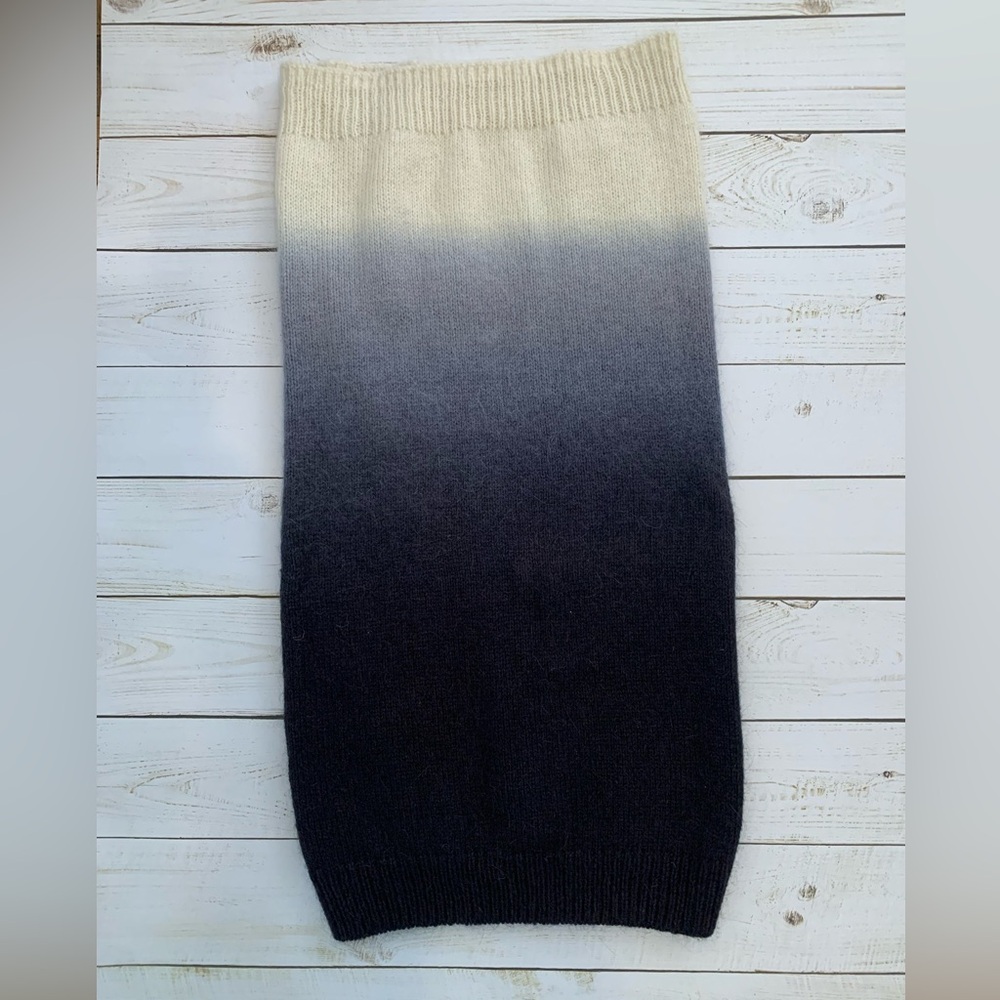 H &M ombre angora wool cowl scoodie